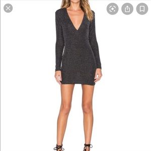 MOTEL ROCKS Lynette Shimmer Dress